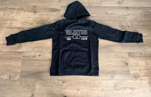 Valentino mens hoodie black