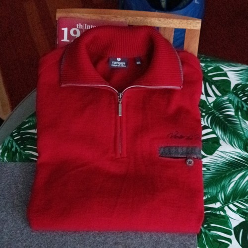 Navigate mens jumper 2xl red - jumper,