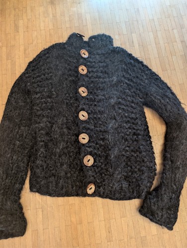 Mohair alpaca chunky - mohair, cardigan