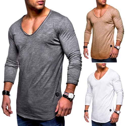 Men long sleeve longline - men's,