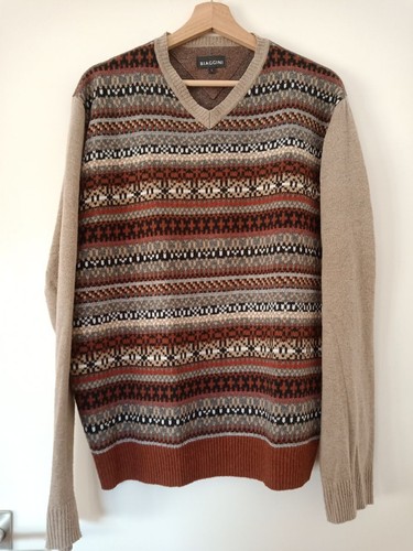 Mens lambswool knit - lambswool, jumper