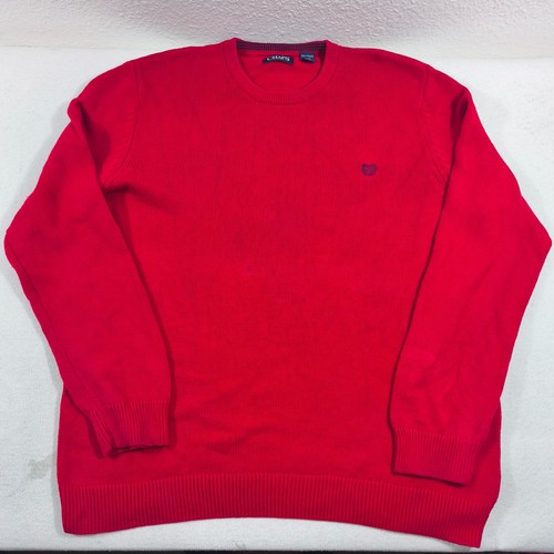 Chaps pullover mens xxl red - chaps,