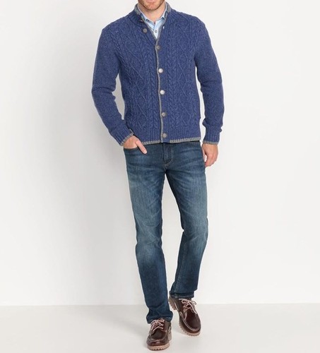 Reitmayer men cable cardigan - men's,