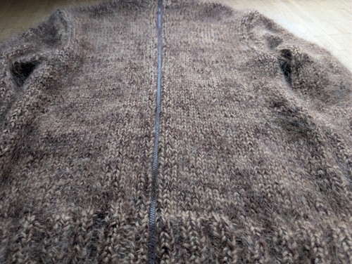 Mohair chunky cardigan - chunky,
