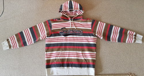 Supreme striped hooded - supreme,