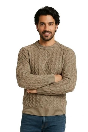 Mens chunky knit round - mens,